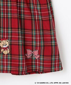 ANY KIDS 【ハローキティ×ANY KIDS】ドッキング刺繍 長袖Tシャツ