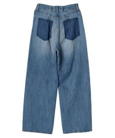 AMERICAN HOLIC アシンメトリーデニムワイドパンツ