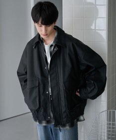 WEGO 【ユニセックス着用ITEM】エコレザー2WAYフライトジャケット