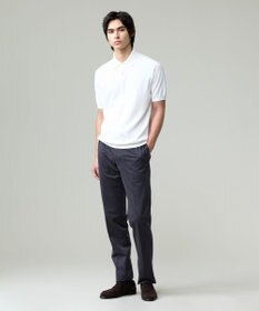 J.PRESS MEN 機能×縫製₌快適な着心地 「高見え」ニットポロ【接触冷感 / 洗える】ホールガーメントニット ポロシャツ