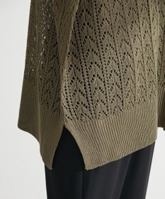 Green Parks 透かし編みニットチュニック