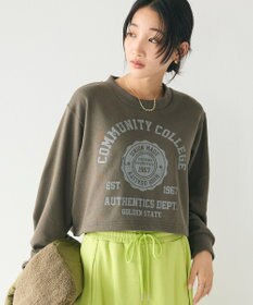CRAFT STANDARD BOUTIQUE カレッジプリントショートプルオーバー