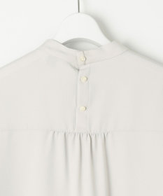 J.PRESS LADIES L 【洗える】ヌーディスバックサテン ボウタイ ブラウス