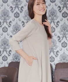 Tiaclasse L ボックスタックAラインワンピース