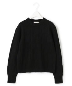 ICB 【洗える】 ソフトカシミヤミックス 幾何学柄ニット