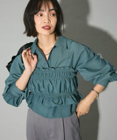 Green Parks ・ＥＬＥＮＣＡＲＥ　ＤＵＥ　ビスチェ付ショートシャツ