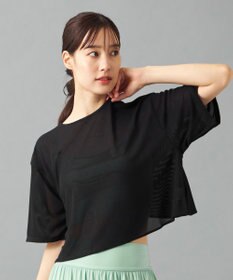 Chacott Chacott BALANCE シアーリブバックシャンTシャツ