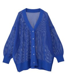 earth music&ecology メッシュルーズカーディガン