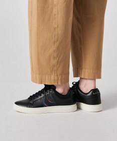 Paul Smith Winter Swirl Lapin ブラックレザー スニーカー