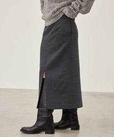 BEIGE， 【Precious 2月号掲載】LAC / 2WAYストレッチIラインスカート