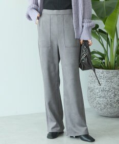 AMERICAN HOLIC ヌバック調ベイカーフレアパンツ