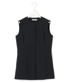 ICB L 【接触冷感・UVカット・撥水・洗える】 プルーフ4WAYタフタ ジレブラウス