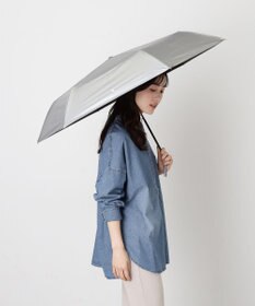 MOONBAT 【遮熱・遮光】POLO RALPH LAUREN(ポロ ラルフローレン)無地 PP刺繍 晴雨兼用 雨傘 折りたたみ傘 簡単開閉