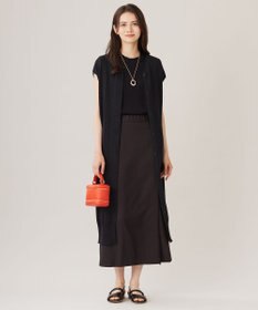 自由区 L 【カタログ掲載・洗える】ペーパーブレンドニット ジレ