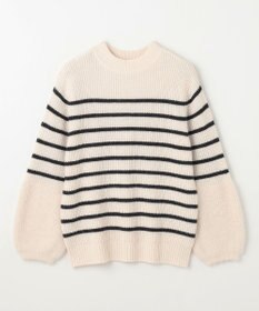 ANY ラムウールフェザーコンビプルオーバー