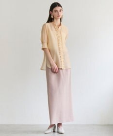 BEIGE， AMARYLLIS / フリルリボン ブラウス