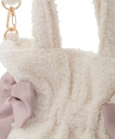 Maison de FLEUR ボアダブルリボン2Wayトートバッグ