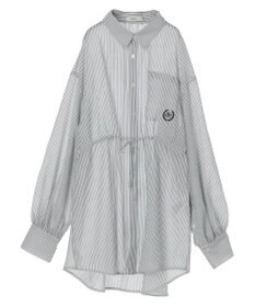 earth music&ecology ワンポイント刺繍ロングシャツ