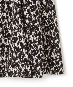 ICB 【洗える】シルエットフラワープリント マーメイドスカート