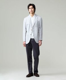 J.PRESS MEN 機能×縫製₌快適な着心地 「高見え」ニットポロ【接触冷感 / 洗える】ホールガーメントニット ポロシャツ