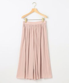 組曲 L 【WEB限定カラーあり】ギャザーライトデシン パンツ