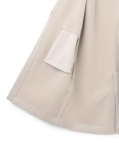 ICB 【洗える】シンセティックヤーンスムース ロングニットジャケット