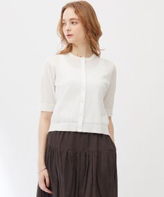 23区 【Indian Factory】ドライシアー ニットカーディガン