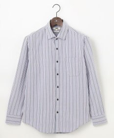 JOSEPH ABBOUD 【オーガニックコットン使用】 オーガニックコードストライプ シャツ