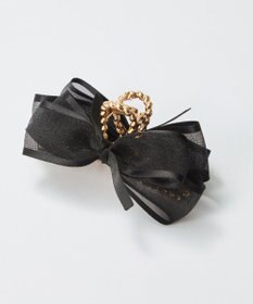 Phoebe ミディアムオーガンジーリボンバンスクリップ