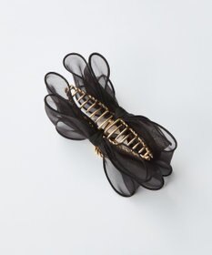 Phoebe ミディアムオーガンジーリボンバンスクリップ