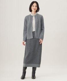 自由区 S 【洗える】ラメボーダー ニット