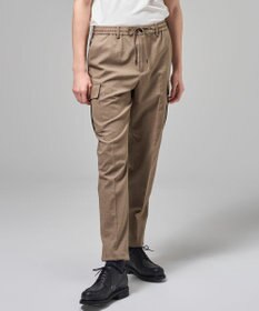 JOSEPH HOMME 【新素材】テクノクロスストレッチ　ドローコード付きストレートカーゴパンツ / HOVE CARGO ベージュ系