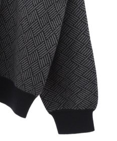 AMERICAN HOLIC バイパチ幾何学柄ニットプルオーバー