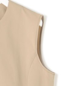 ICB L 【接触冷感・UVカット・撥水・洗える】 プルーフ4WAYタフタ ジレブラウス