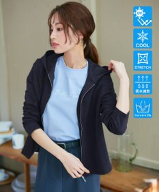 Tiaclasse L 【UVケア・接触冷感】“やみつき”ショートパーカー