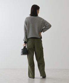 AMERICAN HOLIC バイパチ幾何学柄ニットプルオーバー