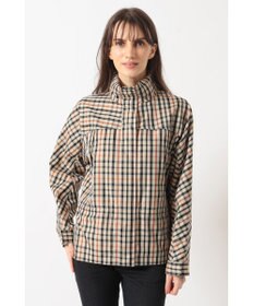 DAKS ハウスチェック ドローストリングブルゾン