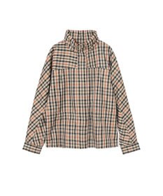 DAKS ハウスチェック ドローストリングブルゾン