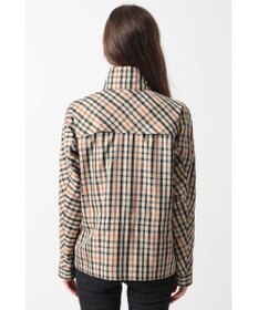 DAKS ハウスチェック ドローストリングブルゾン