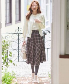 ANY SIS 【前後着用可能】2WAYパフスリーブ カーディガン