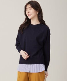 ANY SIS S 【CICA加工】ケーブルリブ ニット