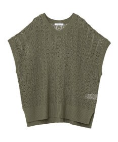 Green Parks 透かし編みニットチュニック