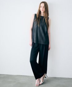 uncrave リヨセルデニム ノースリーブブラウス