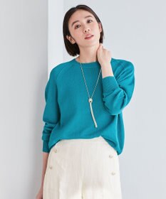 自由区 【XSサイズ～/洗える】ペーパーブレンド ニット