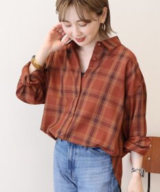 AMERICAN HOLIC イージーケアチェックシャツ【360°着こなしシャツ】