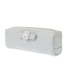 Maison de FLEUR パールビジュー合皮リボンロングポーチ