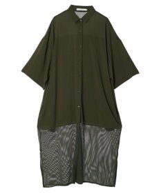 AMERICAN HOLIC サラックールメッシュ切替ワンピース