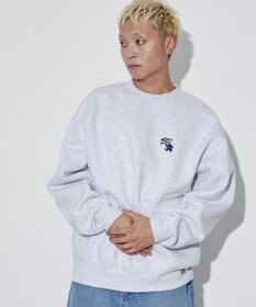 WEGO 【ユニセックス着用ITEM/裏起毛】別注BENDAVISワンポイントプルオーバー