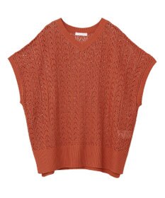 Green Parks 透かし編みニットチュニック