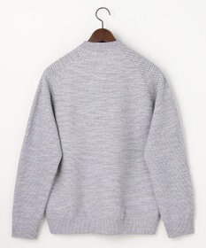 JOSEPH ABBOUD 【イタリア糸×エコ素材・通気性・軽量】スラブギマ×和紙 ニット ブルゾン